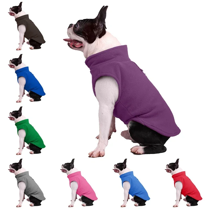 Pet Dog Clothes Winter Autumn Coat Fleece Warm Sweater Vest For Small Medium Chihuahua Bulldog Dogs Jackets Costumes
Pet Dog Clothes Winter Autumn Coat Fleece Warm Sweater Vest For Small Medium Chihuahua Bulldog Dogs Jackets Costumes