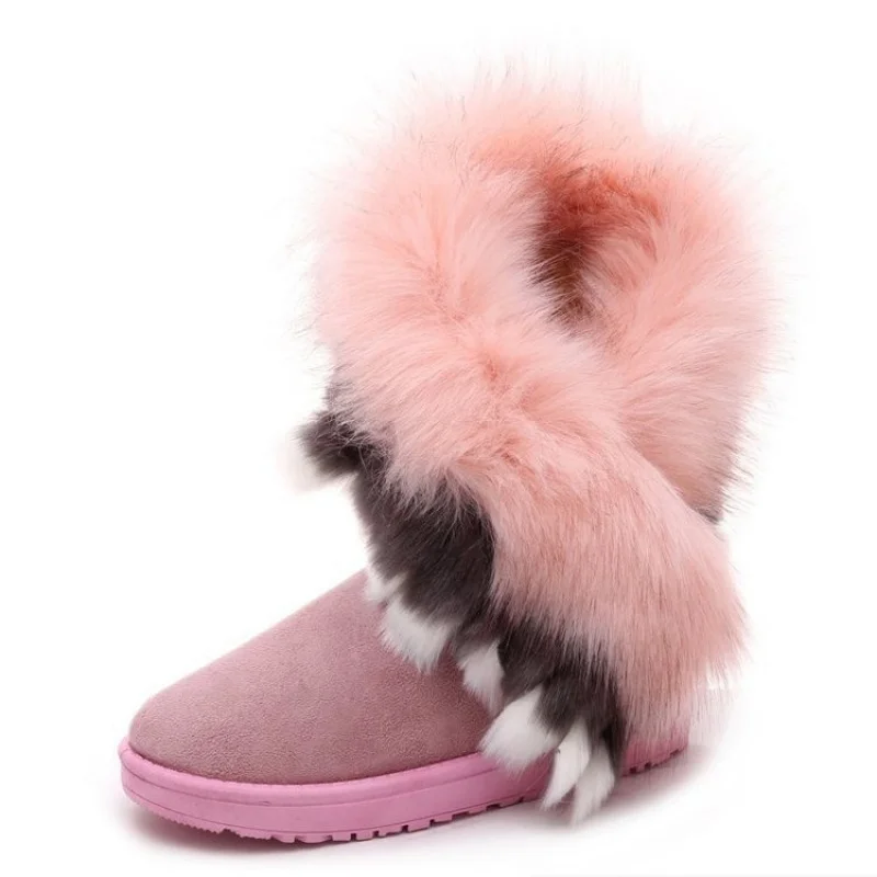Shoes for Women Fur Boots Winter Warm Ankle Boots for Women Snow Shoes Round Toe Slip on Female Flock Snow Boot Ladies Shoes
Shoes for Women Fur Boots Winter Warm Ankle Boots for Women Snow Shoes Round Toe Slip on Female Flock Snow Boot Ladies Shoes