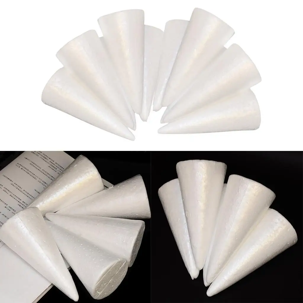 30 Pieces 150 Cone Shaped Polystyrene Foam Christmas Tree Base Material for crafts Party Decoration
30 Pieces 150 Cone Shaped Polystyrene Foam Christmas Tree Base Material for crafts Party Decoration