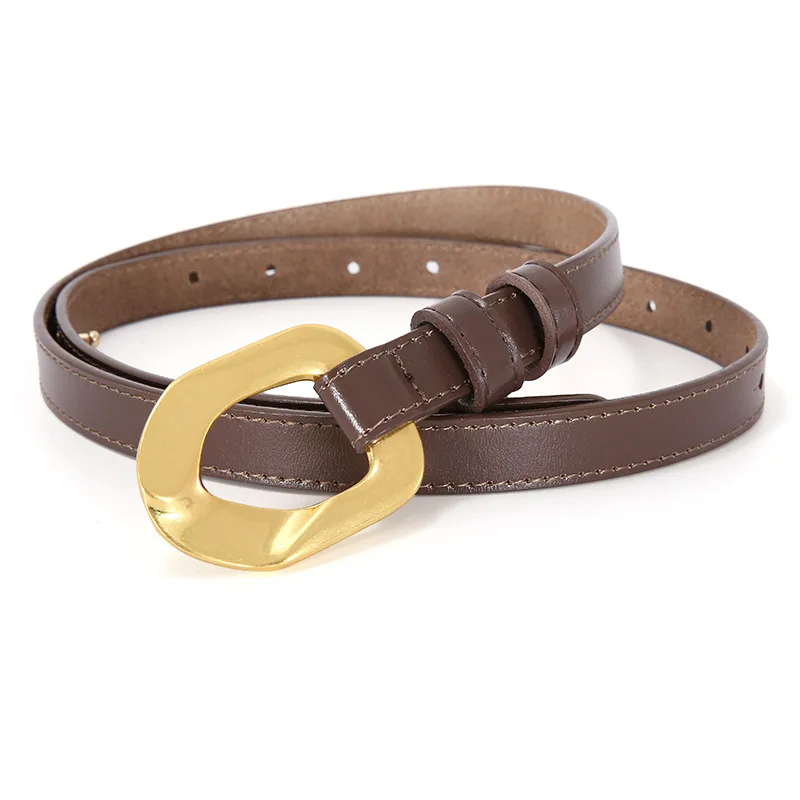 Fine Women's Genuine Leather Belt with Fashionable Knotting Decoration Paired with Dresses Coats Waistcoats and Waistbands
Fine Women's Genuine Leather Belt with Fashionable Knotting Decoration Paired with Dresses Coats Waistcoats and Waistbands