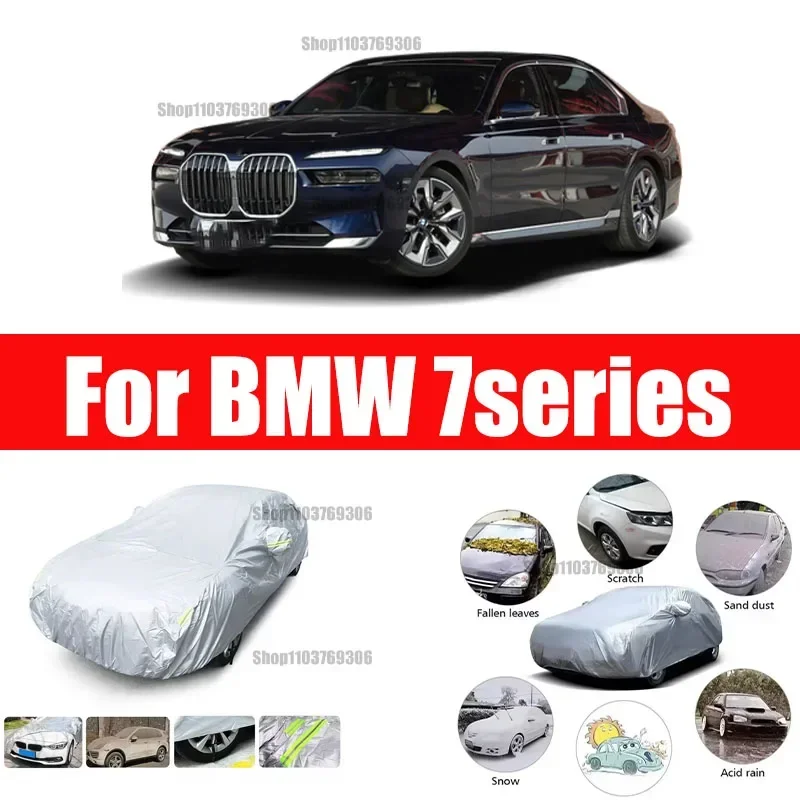 For BMW 7 series Outdoor Protection Full Car Covers Snow Cover Sunshade Waterproof Dustproof Exterior Car accessories
For BMW 7 series Outdoor Protection Full Car Covers Snow Cover Sunshade Waterproof Dustproof Exterior Car accessories