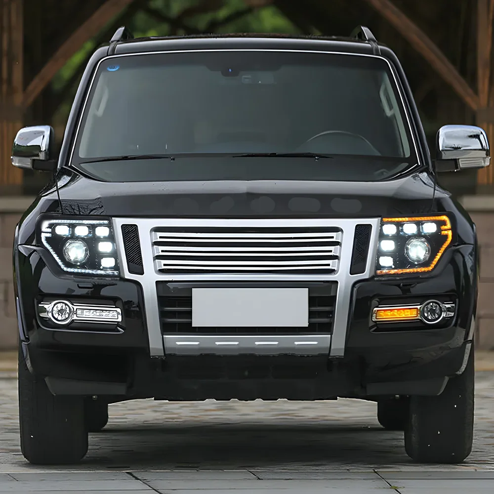 Автомобильные передние фонари для Mitsubishi Pajero V97 2009-2021, светодиодные автомобильные фары в сборе, обновленное обновление, динамические 6, аксессуары для линз проектора
Автомобильные передние фонари для Mitsubishi Pajero V97 2009-2021, светодиодные автомобильные фары в сборе, обновленное обновление, динамические 6, аксессуары для линз проектора