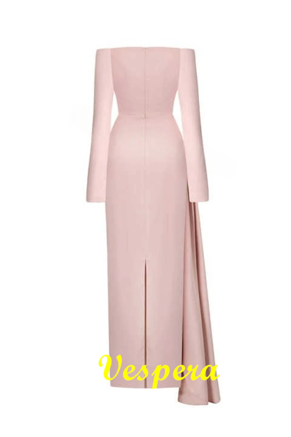 Customized Simple Pink Jersey Evening Dress Exquisite Off the Shoulder Long Sleeves Prom Dresses Luxury Vestido De Festa
Customized Simple Pink Jersey Evening Dress Exquisite Off the Shoulder Long Sleeves Prom Dresses Luxury Vestido De Festa