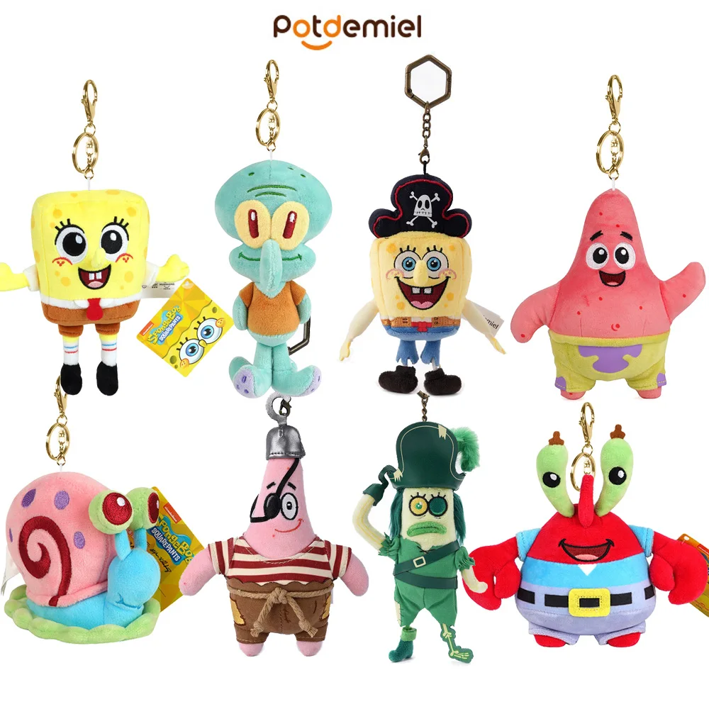 Potdemiel SpongeBob SquarePants Plush Toy Keychain Patrick Star Gary Bag Pendant Ornament Doll For Kids Christmas Gifts
Potdemiel SpongeBob SquarePants Plush Toy Keychain Patrick Star Gary Bag Pendant Ornament Doll For Kids Christmas Gifts