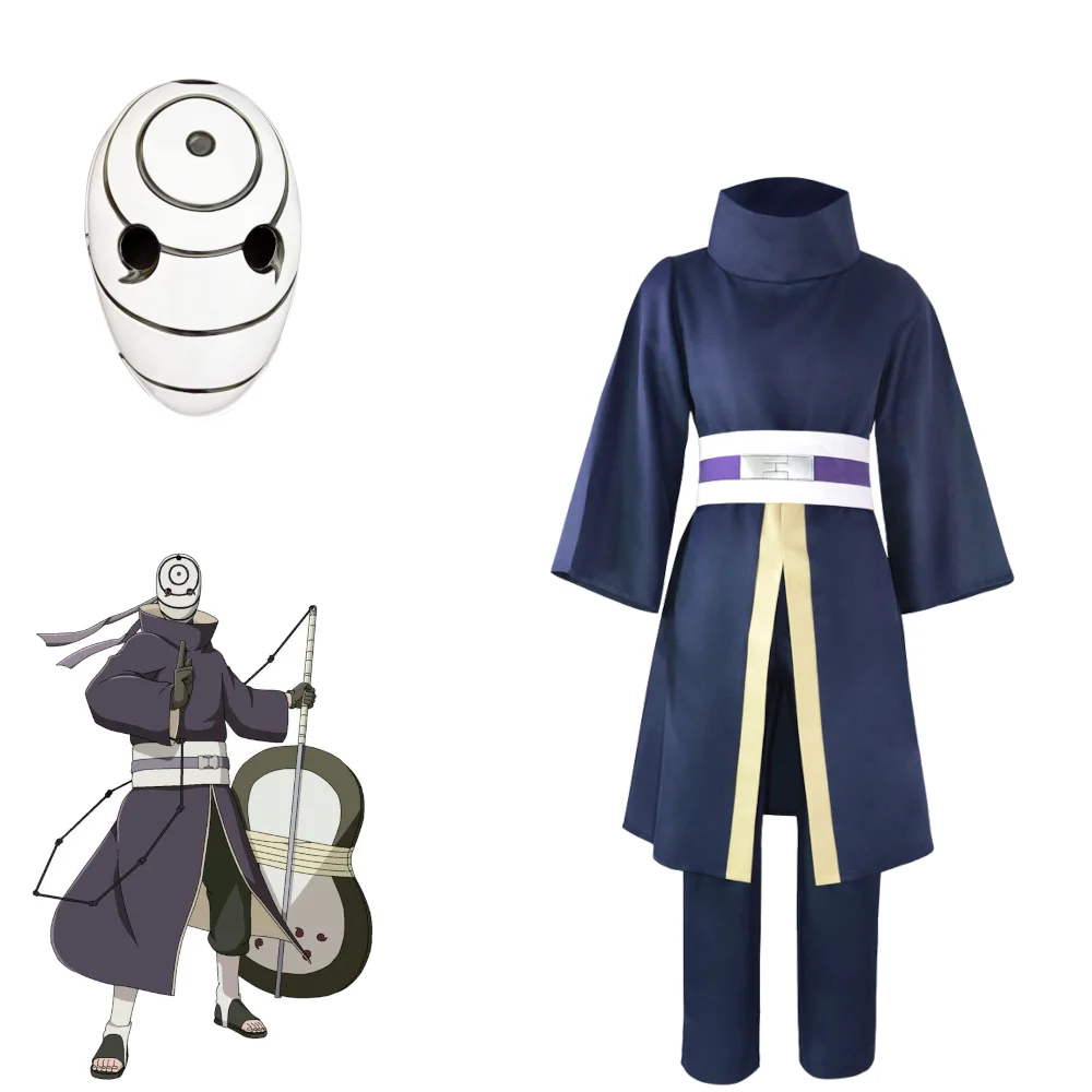 Uchiha Obito Cosplay Costume with Mask Uchiha Clan Battle Outfit Halloween Anime Expo Attire Men's High-Collar Ninja Robe Set
Uchiha Obito Cosplay Costume with Mask Uchiha Clan Battle Outfit Halloween Anime Expo Attire Men's High-Collar Ninja Robe Set