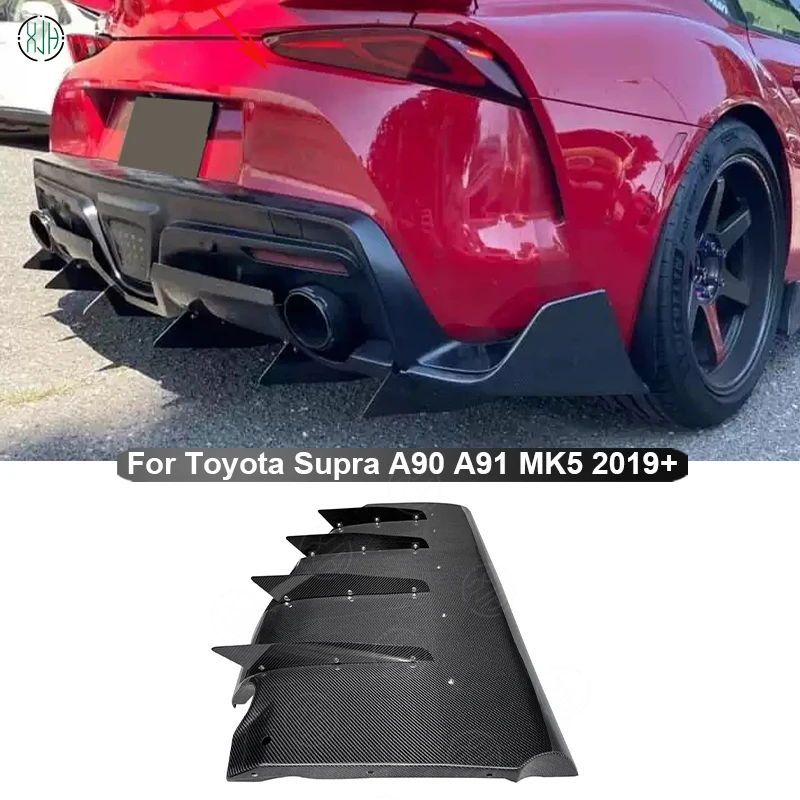 Carbon Fiber For Toyota Supra A90 A91 MK5 2019+ Car Rear Bumper Lip Diffuser Spoiler Parts Upgrade Body kit VRS style
Carbon Fiber For Toyota Supra A90 A91 MK5 2019+ Car Rear Bumper Lip Diffuser Spoiler Parts Upgrade Body kit VRS style