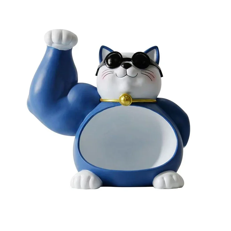 Lucky Cat Key Remote Control Storage Organizer Ornaments Resin Crafts Living Room Animal Figurines Decoration Modern Home Decor
Lucky Cat Key Remote Control Storage Organizer Ornaments Resin Crafts Living Room Animal Figurines Decoration Modern Home Decor