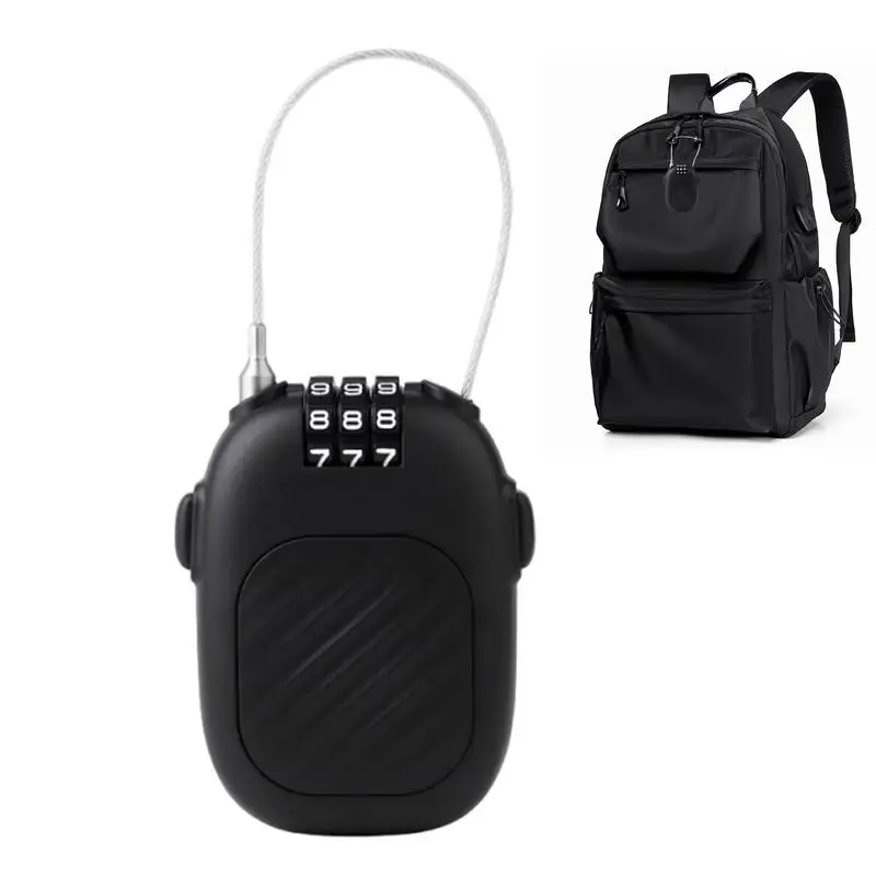 Retractable Cable Lock Portable Retractable Stroller Lock Adjustable Combination Padlocks Backpack Safety Locker For Travel
Retractable Cable Lock Portable Retractable Stroller Lock Adjustable Combination Padlocks Backpack Safety Locker For Travel