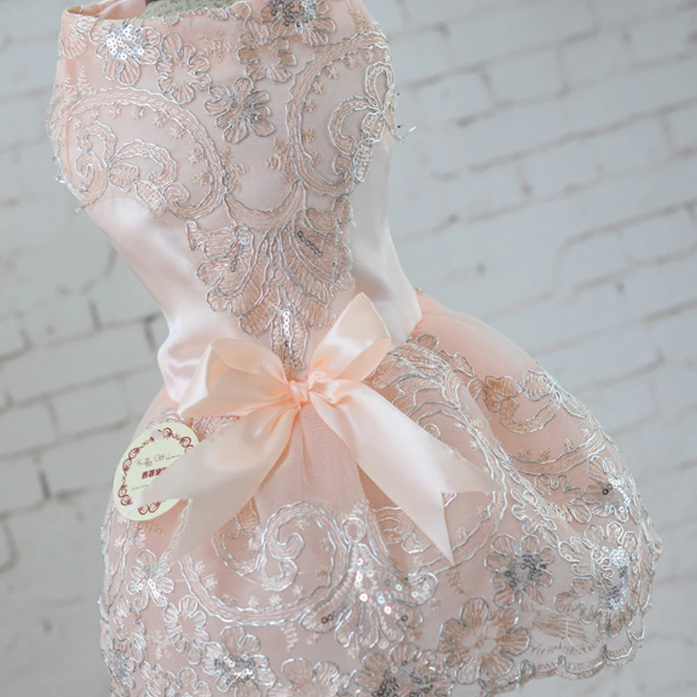 Dog Wedding Dress Easy to Clean Pet Embroidery Clothes Skirt Special Occasion Costume
Dog Wedding Dress Easy to Clean Pet Embroidery Clothes Skirt Special Occasion Costume