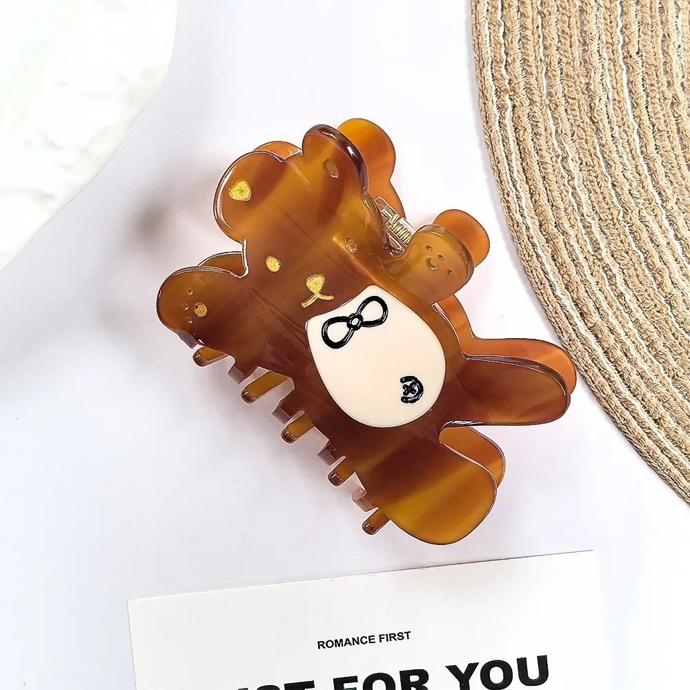 Cute Korean Style Cartoon Bear Shark Clip Kawaii Bow Acetic Acid Carb Clip Creative Swwet Small Hair Claw Female
Cute Korean Style Cartoon Bear Shark Clip Kawaii Bow Acetic Acid Carb Clip Creative Swwet Small Hair Claw Female