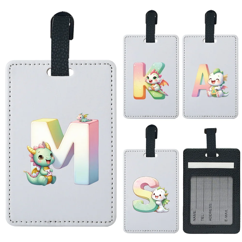 Personalization Baggage Tag PU Luggage Tag Cover Cartoon Animal Initial Name 26 Letters Pattern
Personalization Baggage Tag PU Luggage Tag Cover Cartoon Animal Initial Name 26 Letters Pattern