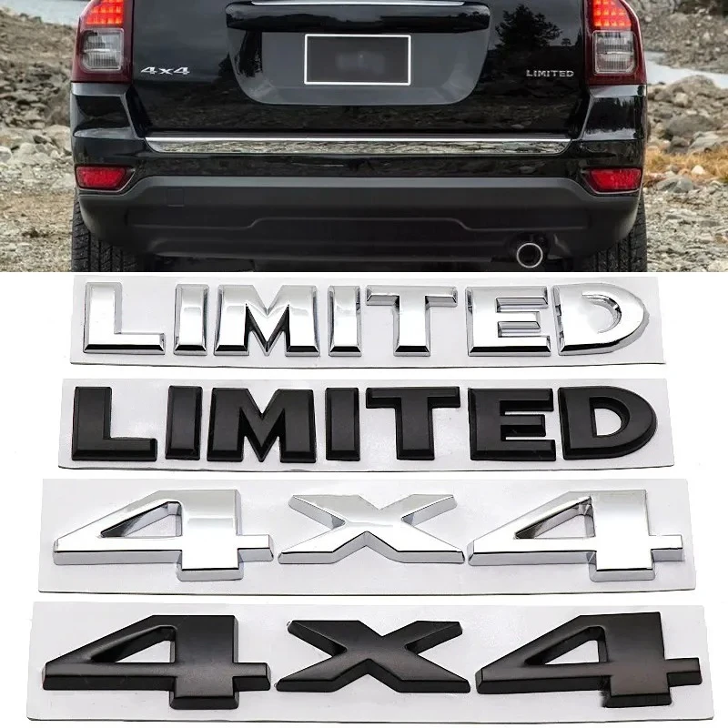 3D Metal 4X4 Limited Car Styling Tailgate Emblem Rear Boot Trunk Badge Sticker For Jeep Compass Wrangler Renegade Grand Cherokee
3D Metal 4X4 Limited Car Styling Tailgate Emblem Rear Boot Trunk Badge Sticker For Jeep Compass Wrangler Renegade Grand Cherokee
