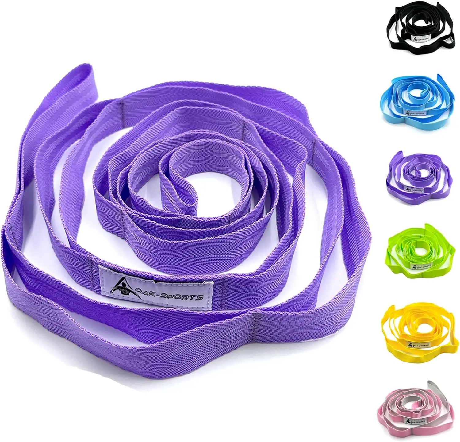 Stretching Strap with Loops for Yoga, Pilates, Physical Therapy, Non-Elastic Exercise Strap 75 Inch
Stretching Strap with Loops for Yoga, Pilates, Physical Therapy, Non-Elastic Exercise Strap 75 Inch