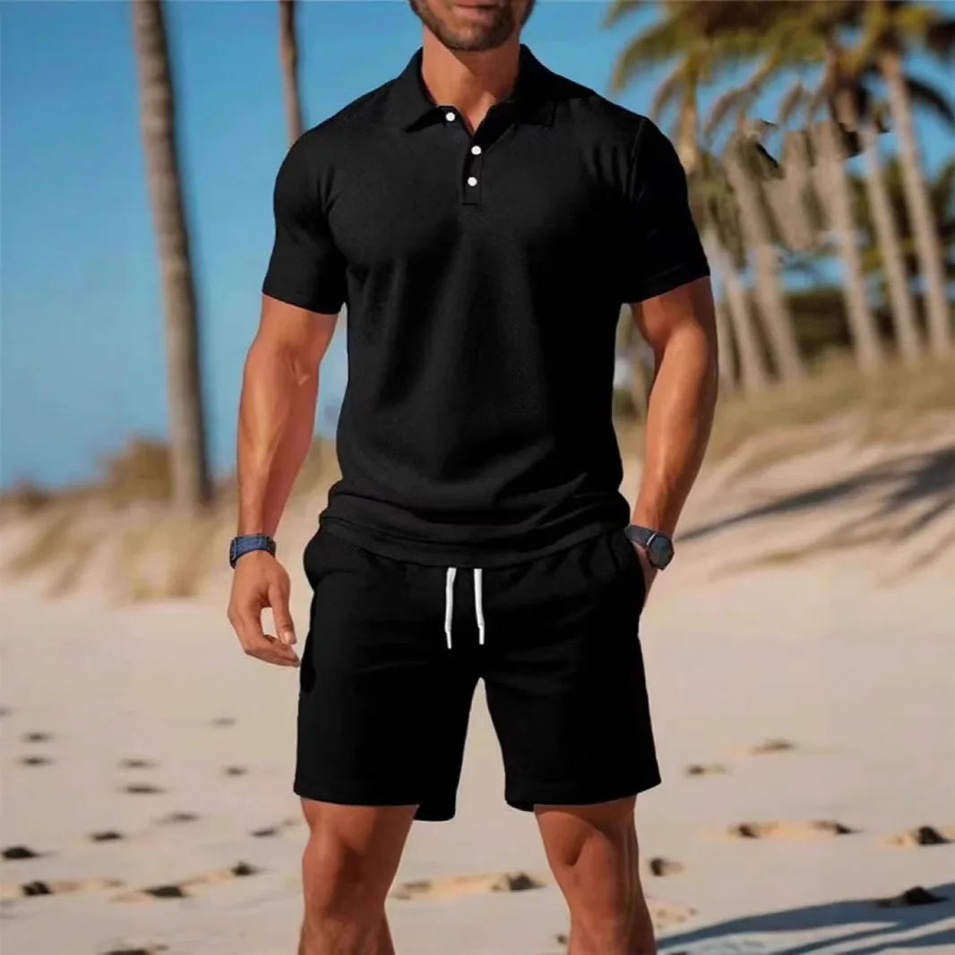 2026 Summer Men Plus Size 2Pcs Set Button Down Polo Shirt Mesh Shorts Breathable Casual Daily Fashion Outdoor Outfit
2026 Summer Men Plus Size 2Pcs Set Button Down Polo Shirt Mesh Shorts Breathable Casual Daily Fashion Outdoor Outfit