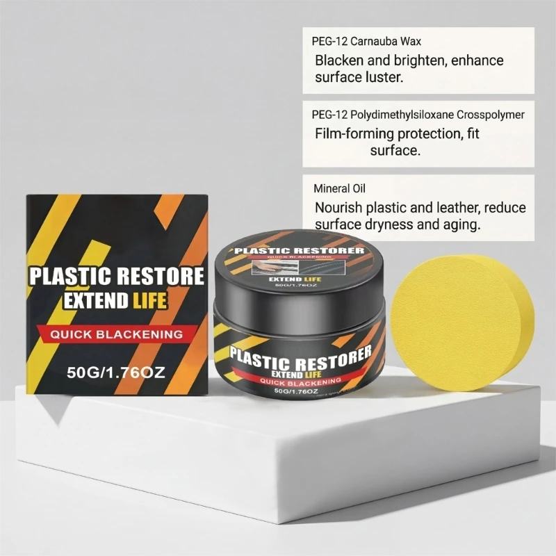 547B Plastic Conditioner Maintenance Cream 50G For Auto Motorcycle Interior Exterior
547B Plastic Conditioner Maintenance Cream 50G For Auto Motorcycle Interior Exterior