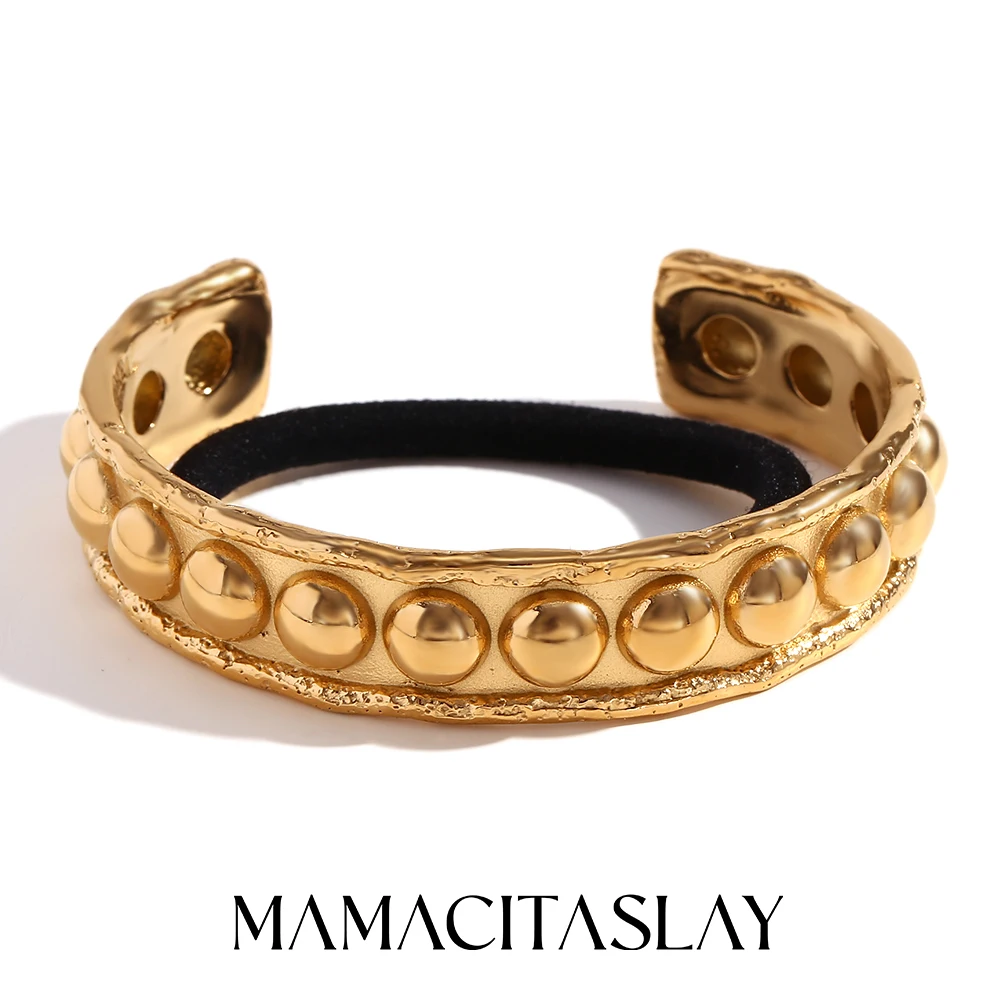 MamacitaSlay Geometric Rectangular Circle Dots Protruding Horsetail Hair Rope hair accessories Titanium hair accessories
MamacitaSlay Geometric Rectangular Circle Dots Protruding Horsetail Hair Rope hair accessories Titanium hair accessories