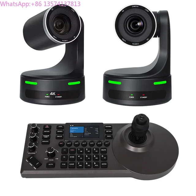 AI Track 4K 20X Optical Zoom PTZ Video Conference Camera Bundle HDM NDI SDI POE USB Live Streaming for Conference Church
AI Track 4K 20X Optical Zoom PTZ Video Conference Camera Bundle HDM NDI SDI POE USB Live Streaming for Conference Church