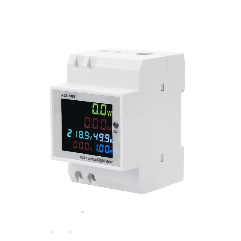 Farb-LCD-Bildschirm Haushalts-Wattstunden-Messgerät Einphasen-Tester Führungs schiene Typ 220V Spannungs strom Leistungs frequen
Farb-LCD-Bildschirm Haushalts-Wattstunden-Messgerät Einphasen-Tester Führungs schiene Typ 220V Spannungs strom Leistungs frequen