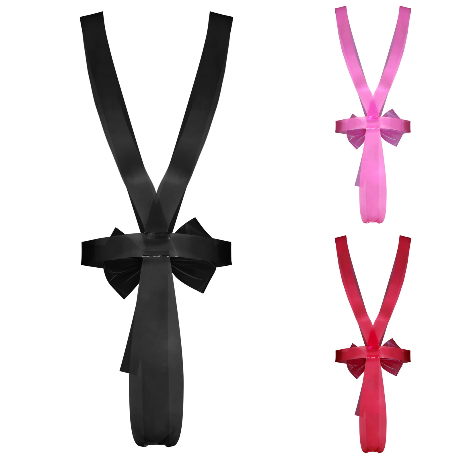 Women Wet Look Sheer PVC Bodysuits Bow Detail Cutout Sling Shot Jumpsuit Alluring Nightwear for Valentines Day Honeymoon Night
Women Wet Look Sheer PVC Bodysuits Bow Detail Cutout Sling Shot Jumpsuit Alluring Nightwear for Valentines Day Honeymoon Night