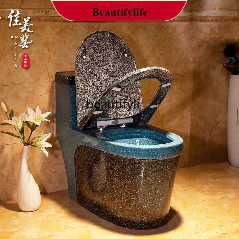 E132 Color toilet art toilet, siphon , household flush toilet
E132 Color toilet art toilet, siphon , household flush toilet