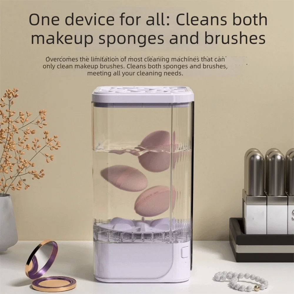 Portable Makeup Brush Cleaning Machine Automatic Cleaning USB Rechargeable Automatic Makeup Brush Cleaner Quick-dry
Portable Makeup Brush Cleaning Machine Automatic Cleaning USB Rechargeable Automatic Makeup Brush Cleaner Quick-dry
