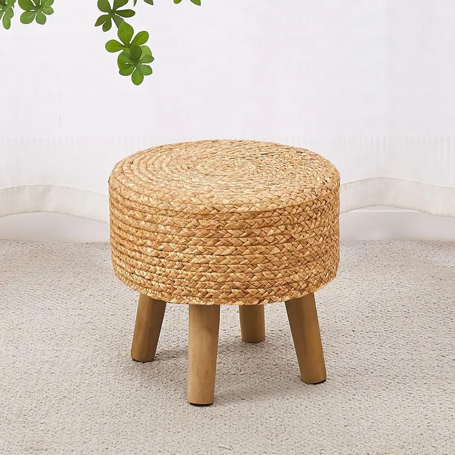 Round Ottoman Natural Seagrass Footstool Hand Weave Water Hyacinth Poufs Eco Friendly Sofa Foot Stool Soft Step Stool Padded Foo
Round Ottoman Natural Seagrass Footstool Hand Weave Water Hyacinth Poufs Eco Friendly Sofa Foot Stool Soft Step Stool Padded Foo