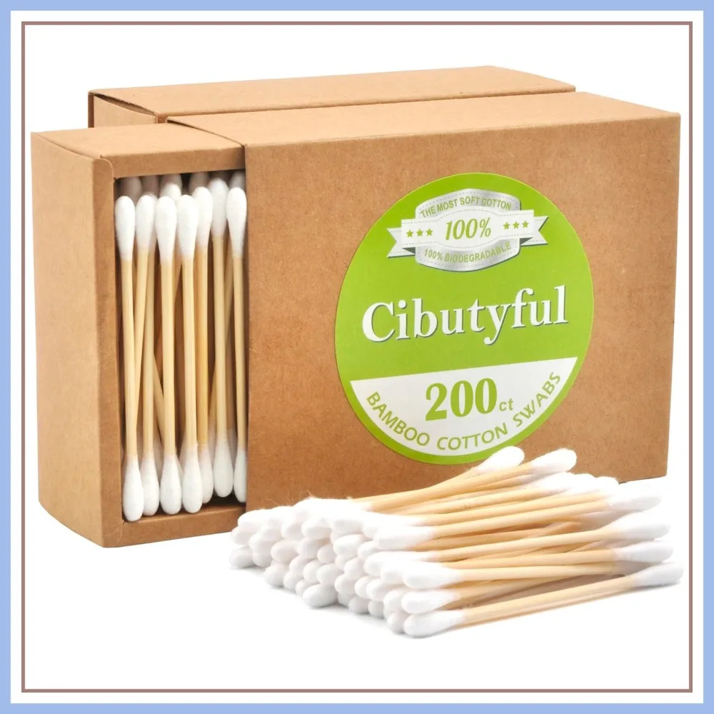 Cotton Swabs 400 Count Double Round Tips with Bamboo Stick 3.0 Inch
Cotton Swabs 400 Count Double Round Tips with Bamboo Stick 3.0 Inch