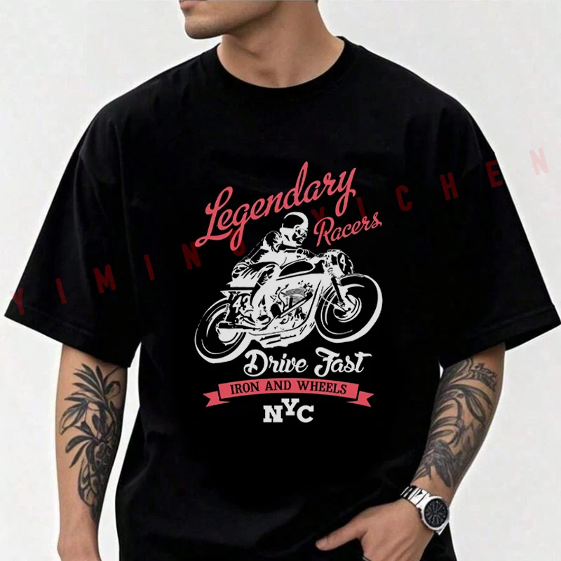 Legendary Racers Graphic Motorcycle T-Shirt Men Cotton O-neck Short Sleeve TShirt Fashion Tops Tee
Legendary Racers Graphic Motorcycle T-Shirt Men Cotton O-neck Short Sleeve TShirt Fashion Tops Tee