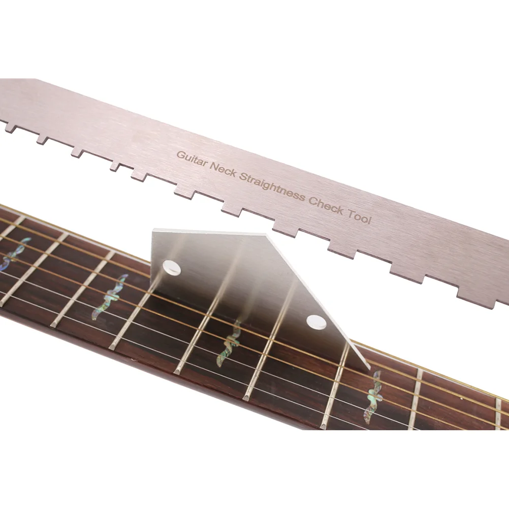 2 Pcs Guitar Notched Straight Ruler Fret Level Luthier Tool Rocker Leveling Neck Bass
2 Pcs Guitar Notched Straight Ruler Fret Level Luthier Tool Rocker Leveling Neck Bass