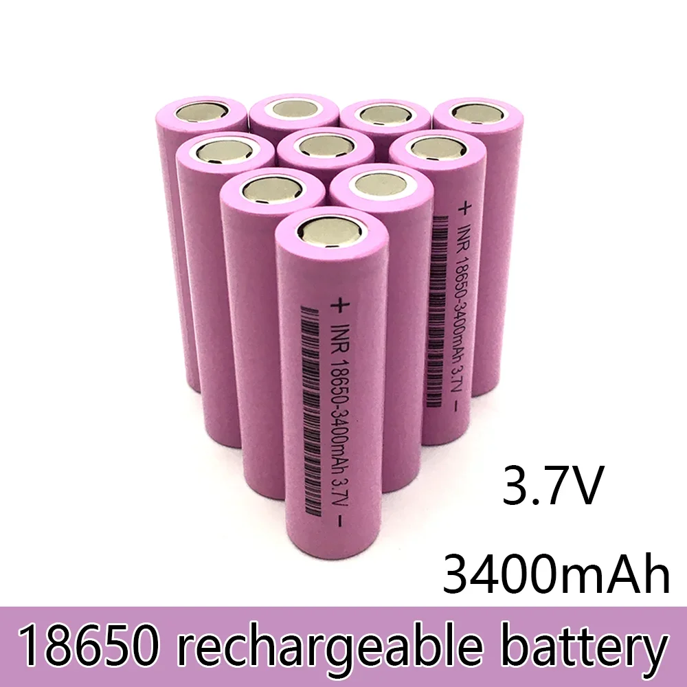 3400MAH 3.7V 18650 Battery High Current Discharge Power Lithium Cell INR 18650 with charger
3400MAH 3.7V 18650 Battery High Current Discharge Power Lithium Cell INR 18650 with charger