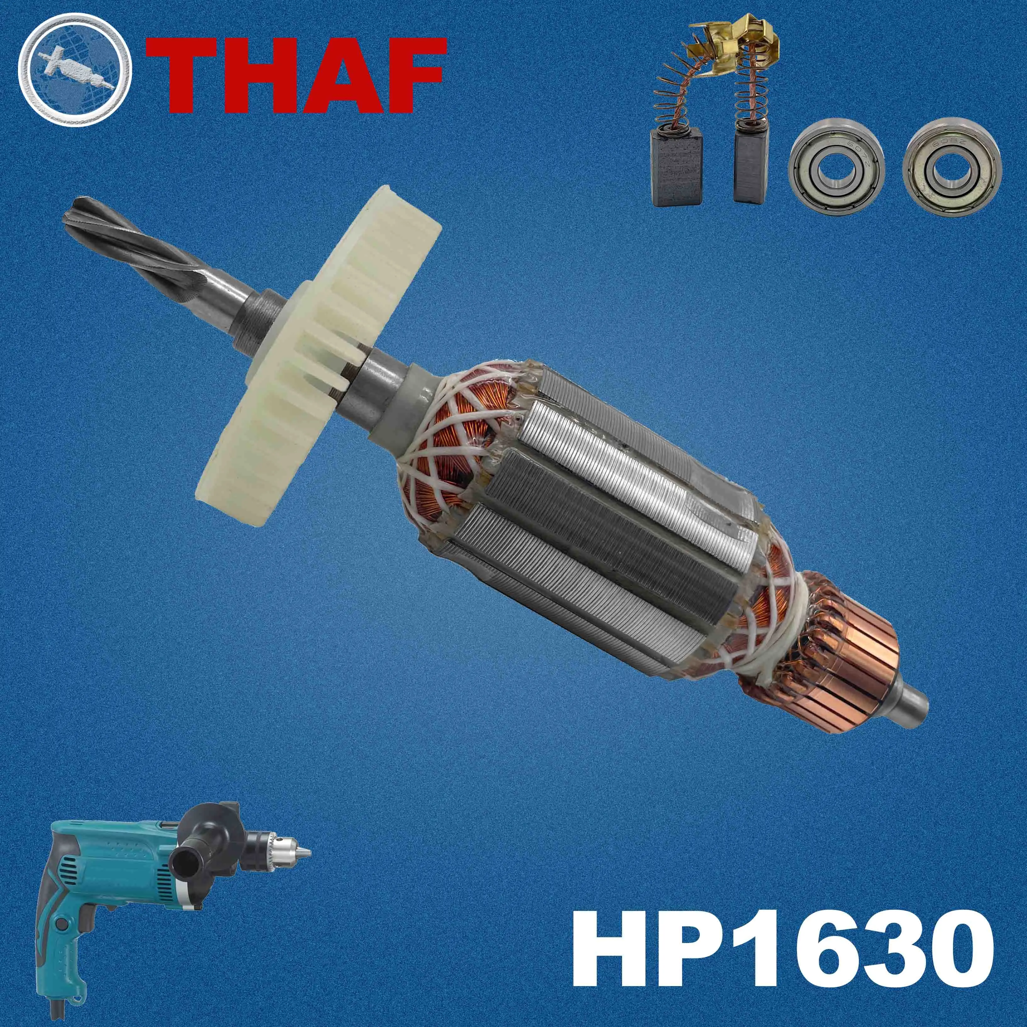 AC 220V 240V HP1630 Armature Rotor Stator Field For MAKITA Impact Drill Spare Parts Hammer Drill 518154-4
AC 220V 240V HP1630 Armature Rotor Stator Field For MAKITA Impact Drill Spare Parts Hammer Drill 518154-4