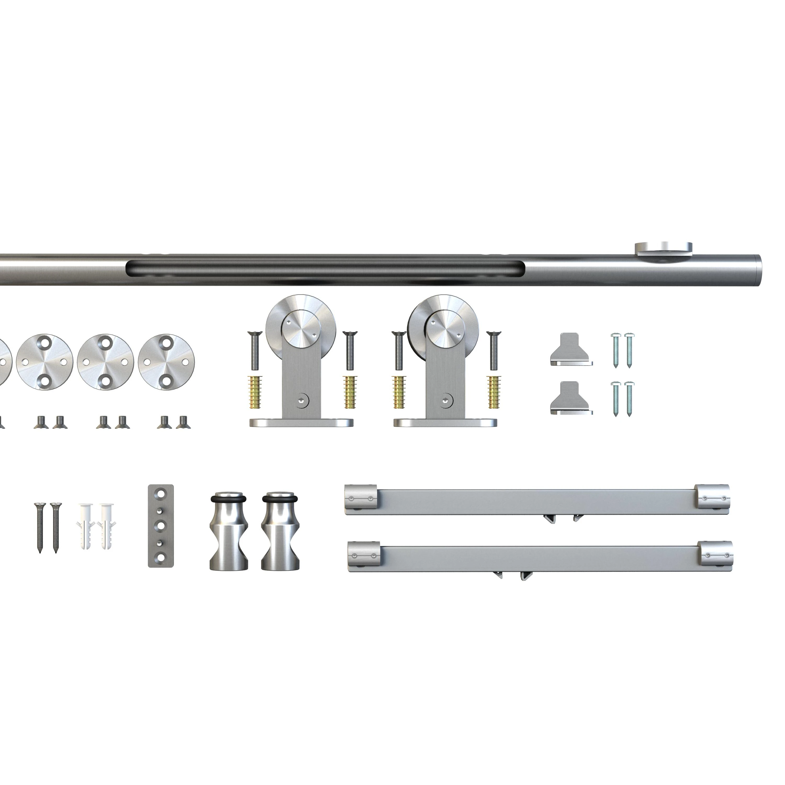 European Interior Doors Fitting Stainless Steel Soft Close Sliding Rail Kit for Wood Door 
European Interior Doors Fitting Stainless Steel Soft Close Sliding Rail Kit for Wood Door