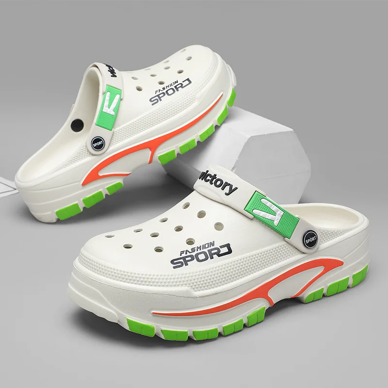 Men EVA Clogs Sandals Thick Outdoor Garden Beach Shoes Non Slip Lightweight Breathable Drainage Slippers Summer Casual Footwear
Men EVA Clogs Sandals Thick Outdoor Garden Beach Shoes Non Slip Lightweight Breathable Drainage Slippers Summer Casual Footwear