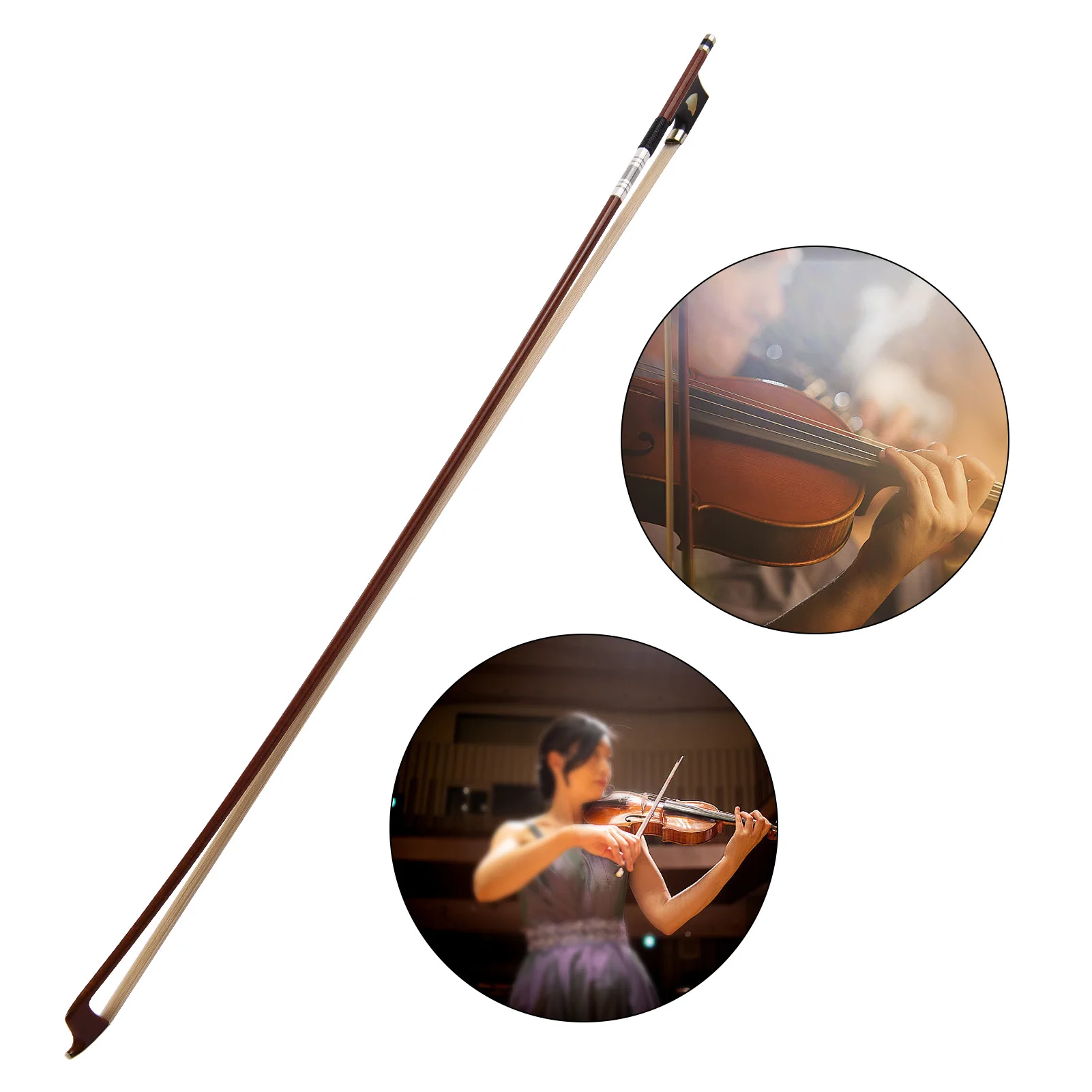 Full Size 4/4 Wood Violin Bow Pole Carbon Fiber Core Hybrid Peranmbuco Skin Lightweight String Instrument Accessories
Full Size 4/4 Wood Violin Bow Pole Carbon Fiber Core Hybrid Peranmbuco Skin Lightweight String Instrument Accessories