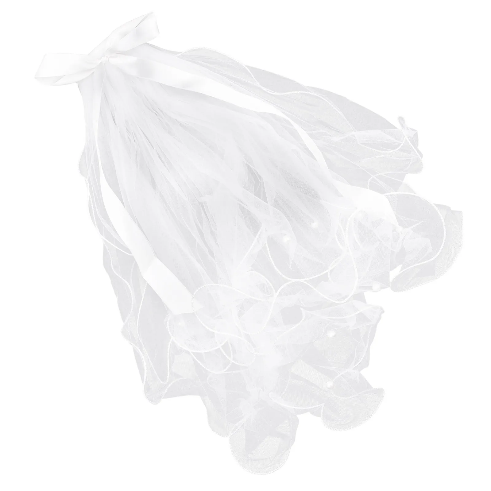 White Bridal Veil Bachelorette Veil Comfortable Lightweight for Wedding Bachelorette Party Bride Headband Gifts
White Bridal Veil Bachelorette Veil Comfortable Lightweight for Wedding Bachelorette Party Bride Headband Gifts