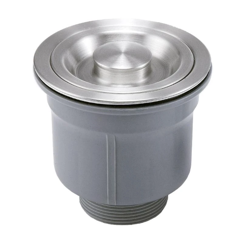 581E Kitchen Sink Drain Assembly 2PCS With Removable Basket and Stoppers for Double Sinks In Stainless Steel Materials
581E Kitchen Sink Drain Assembly 2PCS With Removable Basket and Stoppers for Double Sinks In Stainless Steel Materials