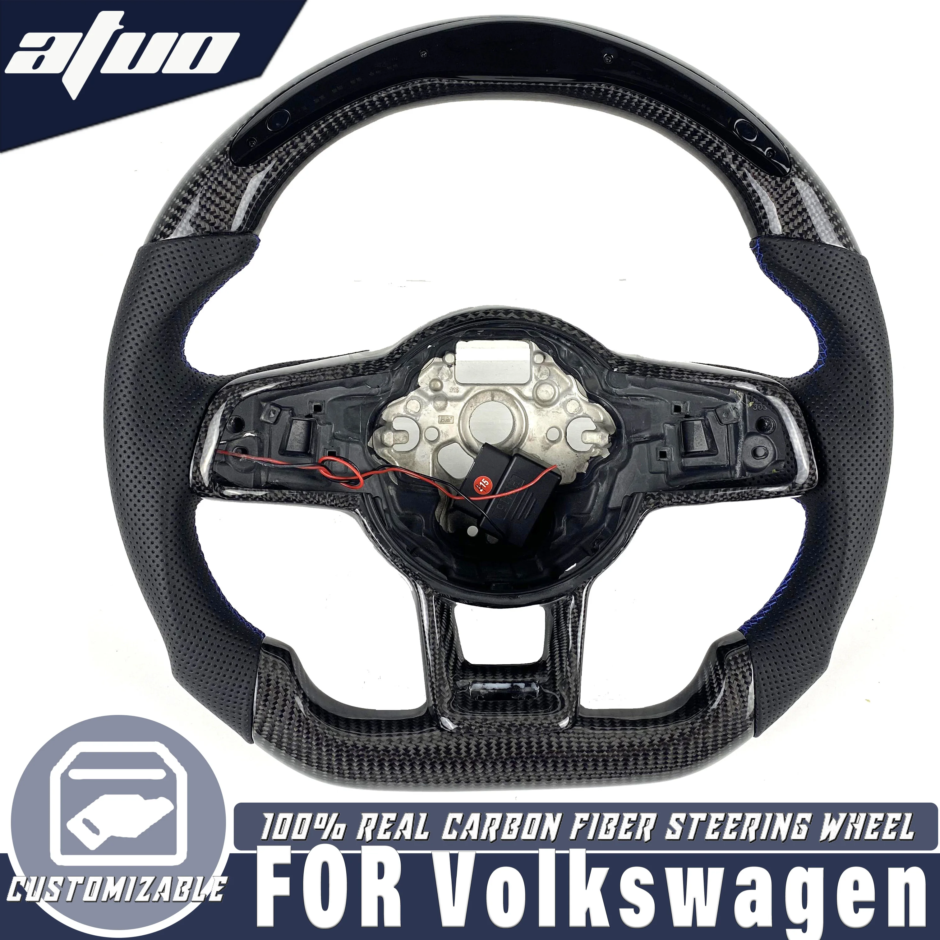 Индивидуальное рулевое колесо из углеродного волокна для Volkswagen VW Golf 7 GTI R GTD MK7 GTD, спортивные автомобильные аксессуары из углеродного волокна
Индивидуальное рулевое колесо из углеродного волокна для Volkswagen VW Golf 7 GTI R GTD MK7 GTD, спортивные автомобильные аксессуары из углеродного волокна