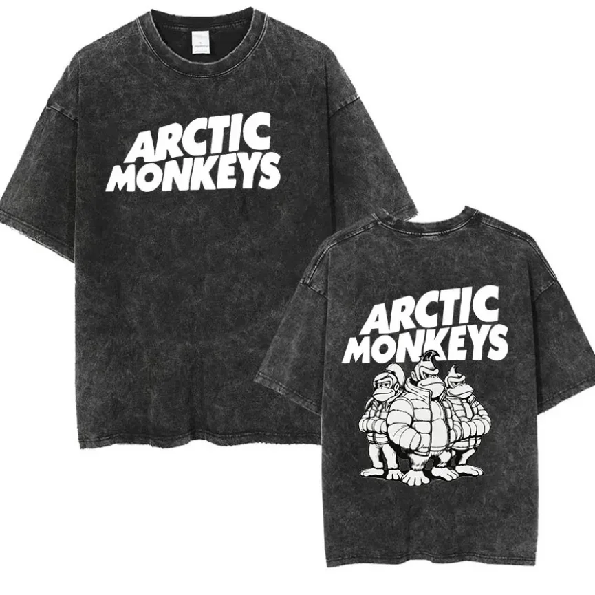 Музыкальный альбом, графическая футболка в стиле ретро-рок, Arctic Monkeys, мужская винтажная потертая футболка большого размера с короткими рукавами Y2k, уличная одежда в стиле хип-хоп
Музыкальный альбом, графическая футболка в стиле ретро-рок, Arctic Monkeys, мужская винтажная потертая футболка большого размера с короткими рукавами Y2k, уличная одежда в стиле хип-хоп