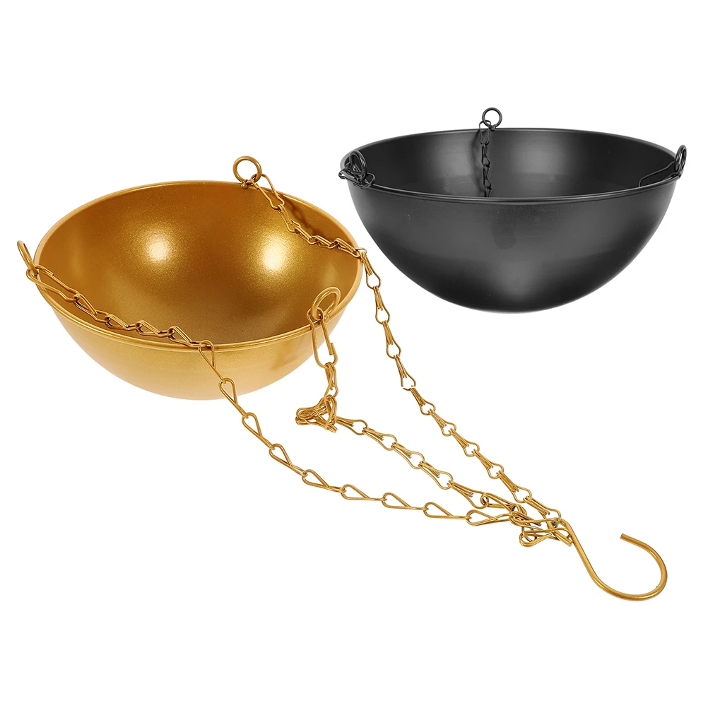 2 Pcs Hanging Flower Pot Pots Flowerpot Chain Balcony Basket for outside Plant with Hanger Garden
2 Pcs Hanging Flower Pot Pots Flowerpot Chain Balcony Basket for outside Plant with Hanger Garden