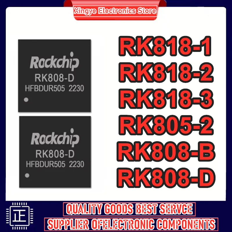 5 шт. RK818-1 RK818-2 RK818-3 RK805-2 RK808-B RK808-D QFN-68 IC чипсет новый оригинальный на складе
5 шт. RK818-1 RK818-2 RK818-3 RK805-2 RK808-B RK808-D QFN-68 IC чипсет новый оригинальный на складе