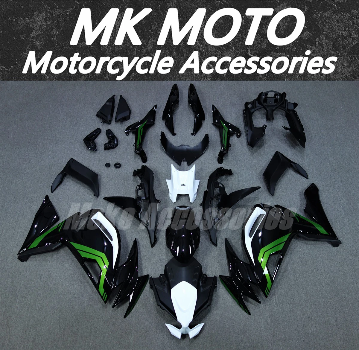 Moke moto Motorcycle Fairings Kit Fit For Ninja 650 2021 2022 Bodywork Set High Quality Abs Injection Black Green New
Moke moto Motorcycle Fairings Kit Fit For Ninja 650 2021 2022 Bodywork Set High Quality Abs Injection Black Green New