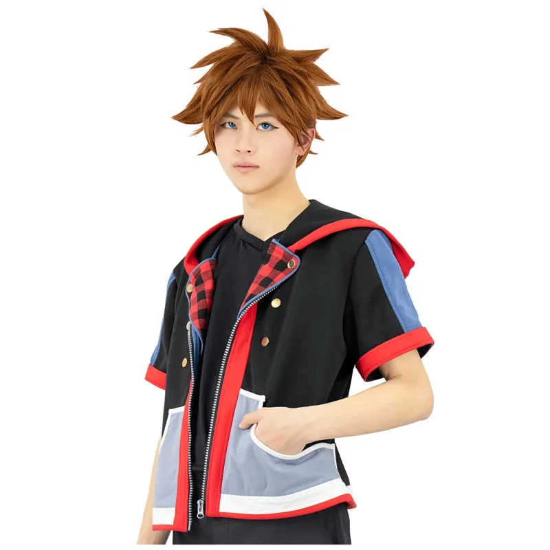 DAZCOS Kingdom Hearts Sora Cosplay Costume Men Casual Jacket Halloween Carnival Party Costumes
DAZCOS Kingdom Hearts Sora Cosplay Costume Men Casual Jacket Halloween Carnival Party Costumes