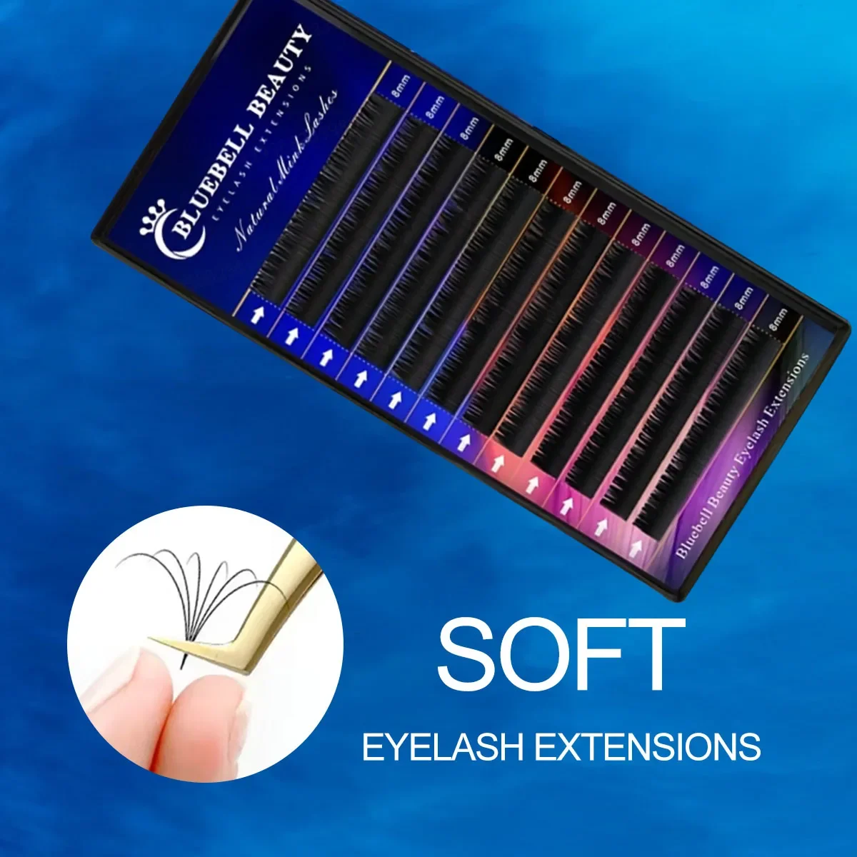 Bluebell Beauty Eyelash Extension Korean Pbt Individual Silk Eyelash 0.03-0.15 Premium Matte Black Volume Eyelash Extension
Bluebell Beauty Eyelash Extension Korean Pbt Individual Silk Eyelash 0.03-0.15 Premium Matte Black Volume Eyelash Extension