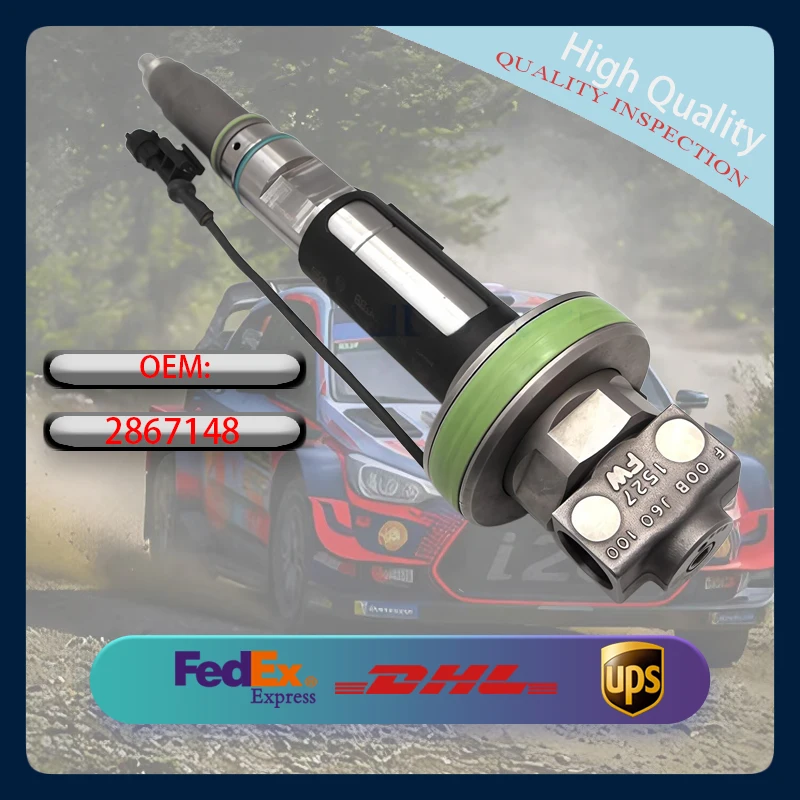 New Common Rail Fuel Injector OE 2867148 Diesel Injector Assembly Compatible with QSK19 QSK38 QSK50 QSK60 Engine 60.2L
New Common Rail Fuel Injector OE 2867148 Diesel Injector Assembly Compatible with QSK19 QSK38 QSK50 QSK60 Engine 60.2L
