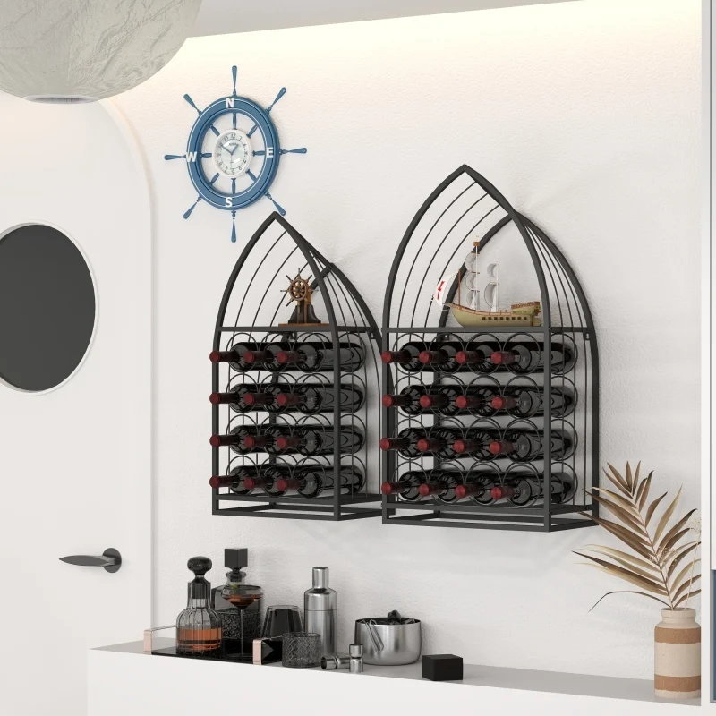 Freestanding Bottle Storage Cabinet 2 Piece Sailboat Shaped Display Rack For Spirits Wine Home Bar Kitchen Dining
Freestanding Bottle Storage Cabinet 2 Piece Sailboat Shaped Display Rack For Spirits Wine Home Bar Kitchen Dining