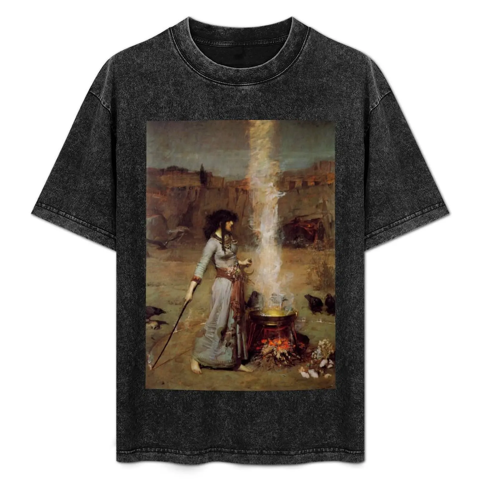 Magic Circle By John William Waterhouse T-Shirt Minimalist Casual Short Sleeve Top
Magic Circle By John William Waterhouse T-Shirt Minimalist Casual Short Sleeve Top