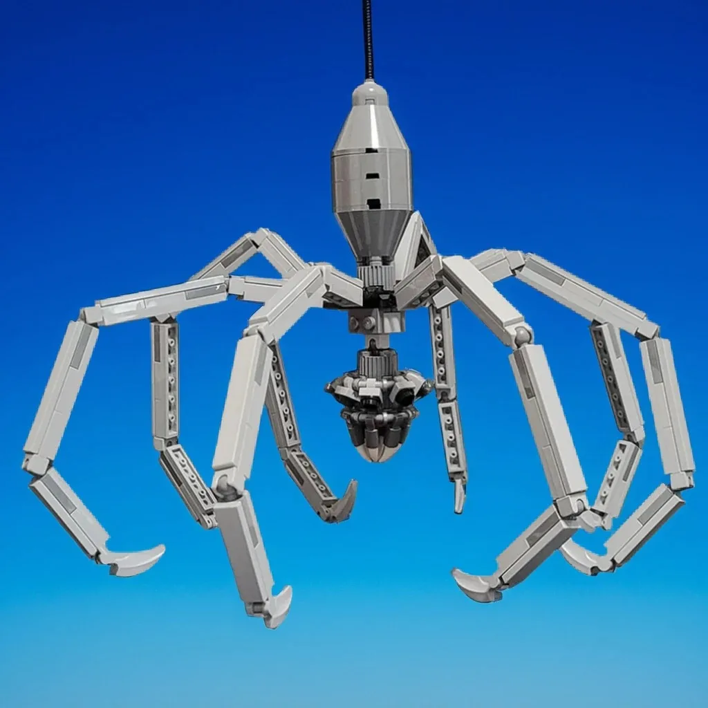 206Pcs Mandalorian Maldo Kreis Ice Spider MOC with Posable Legs, Frosty Hide & Sharp Fangs Education Building Blocks Gift
206Pcs Mandalorian Maldo Kreis Ice Spider MOC with Posable Legs, Frosty Hide & Sharp Fangs Education Building Blocks Gift