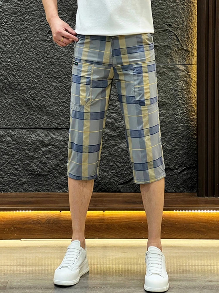 Summer New Men's Six Pocket Seven-Foot Casual Pants Breathable Quick-Dry Straight Leg Fashionable Comfortable Korean Style
Summer New Men's Six Pocket Seven-Foot Casual Pants Breathable Quick-Dry Straight Leg Fashionable Comfortable Korean Style