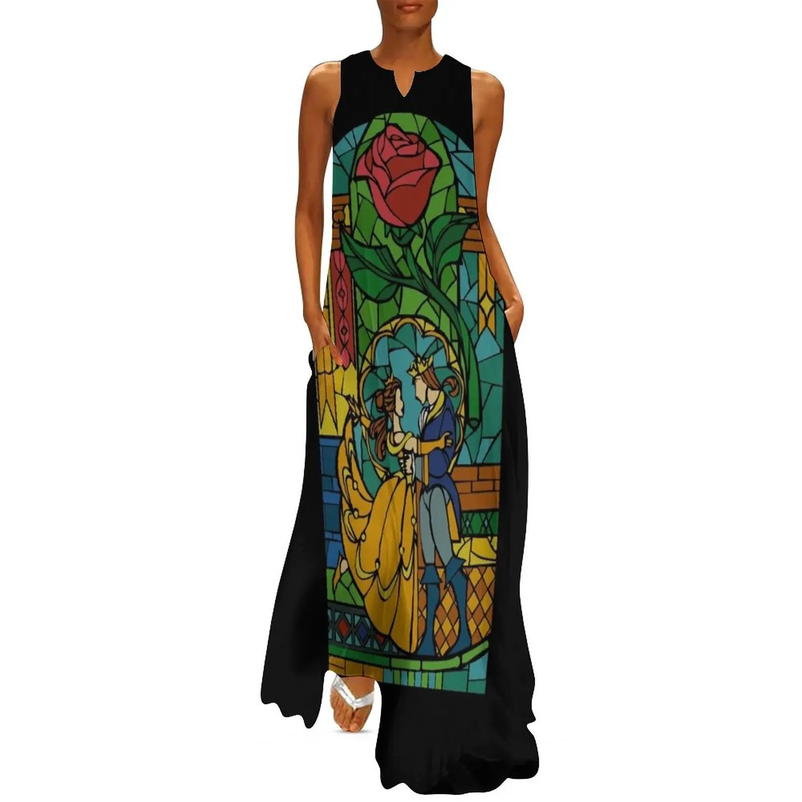 Beauty and The Beast - Stained Glass Long Dress beach outfits for women womens dress dresses for woman
Beauty and The Beast - Stained Glass Long Dress beach outfits for women womens dress dresses for woman