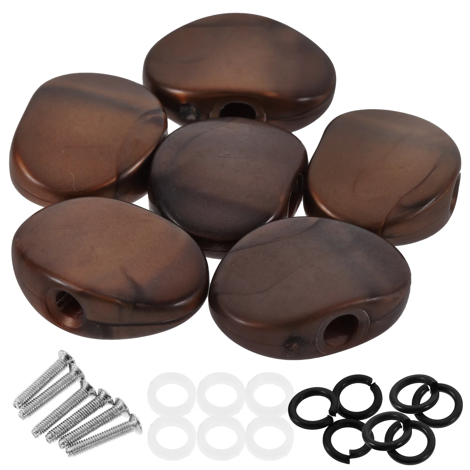6pcs Guitar Tuning Peg Knobs Plastic Cap Handles Acoustic Electric Machines Parts Upgrading Replacement Accessories
6pcs Guitar Tuning Peg Knobs Plastic Cap Handles Acoustic Electric Machines Parts Upgrading Replacement Accessories